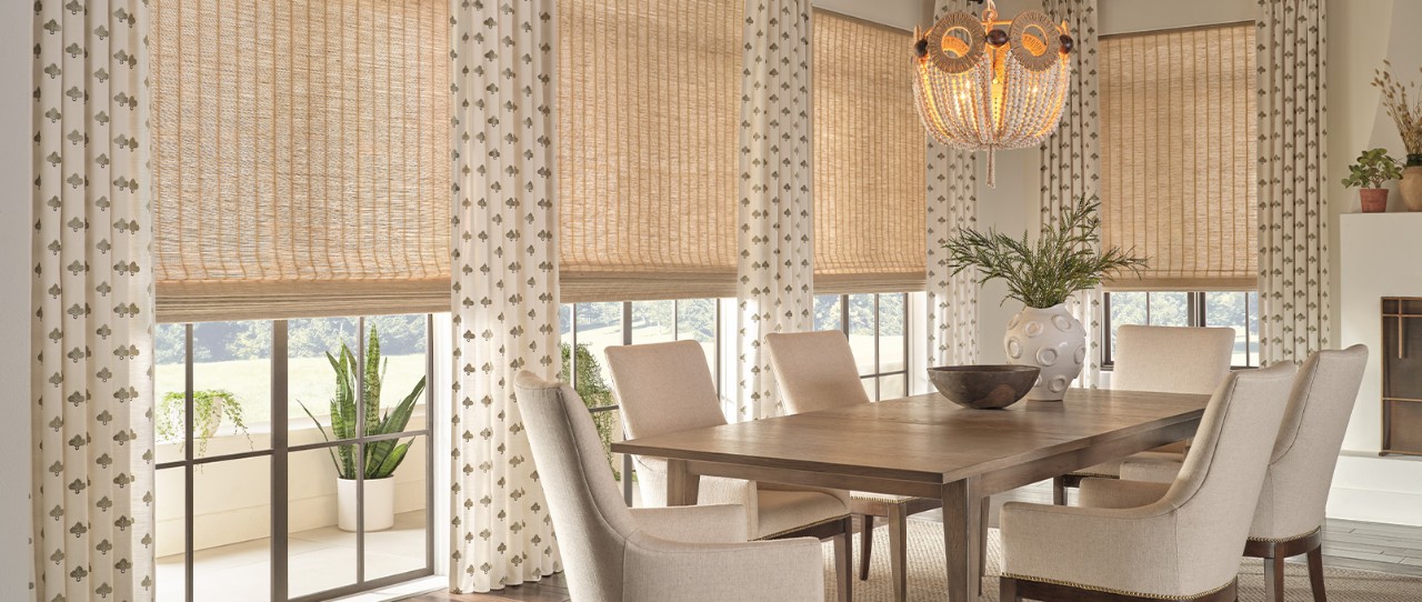 Provenance® Woven Wood Shades Fabric: Millhouse  Color: Burlap Sack